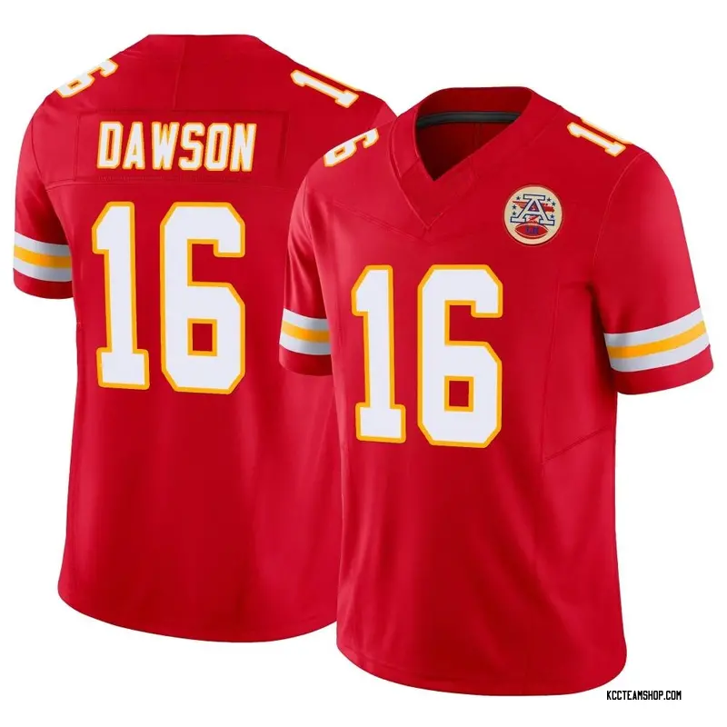 Limited Men's Len Dawson White Road Jersey - #16 Football Kansas City  Chiefs Vapor Untouchable Size 40/M