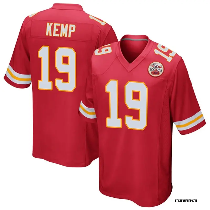 Men's Marcus Kemp Kansas City Chiefs Team Color Jersey - Red Game