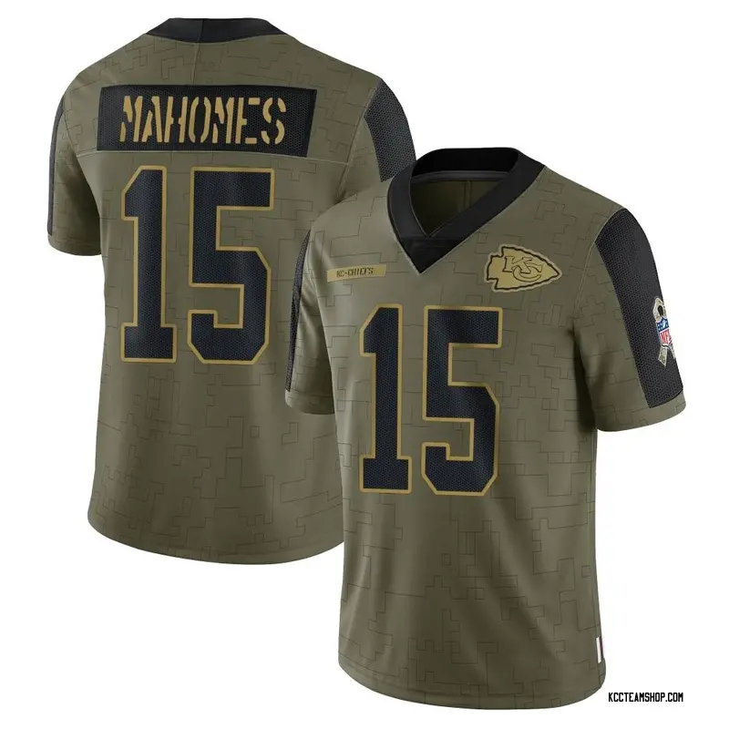 Patrick Mahomes Kansas City Chiefs Nike Youth 2023 Salute To Service  Limited Jersey - Brown