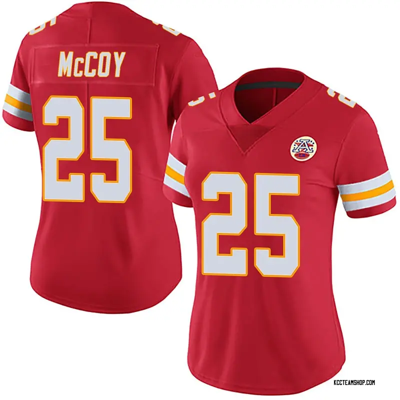 Women's LeSean McCoy Kansas City Chiefs Team Color Vapor Untouchable ...