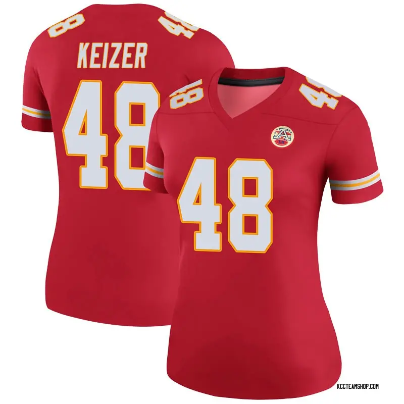 Women's Nick Keizer Kansas City Chiefs Color Rush Jersey - Red Legend