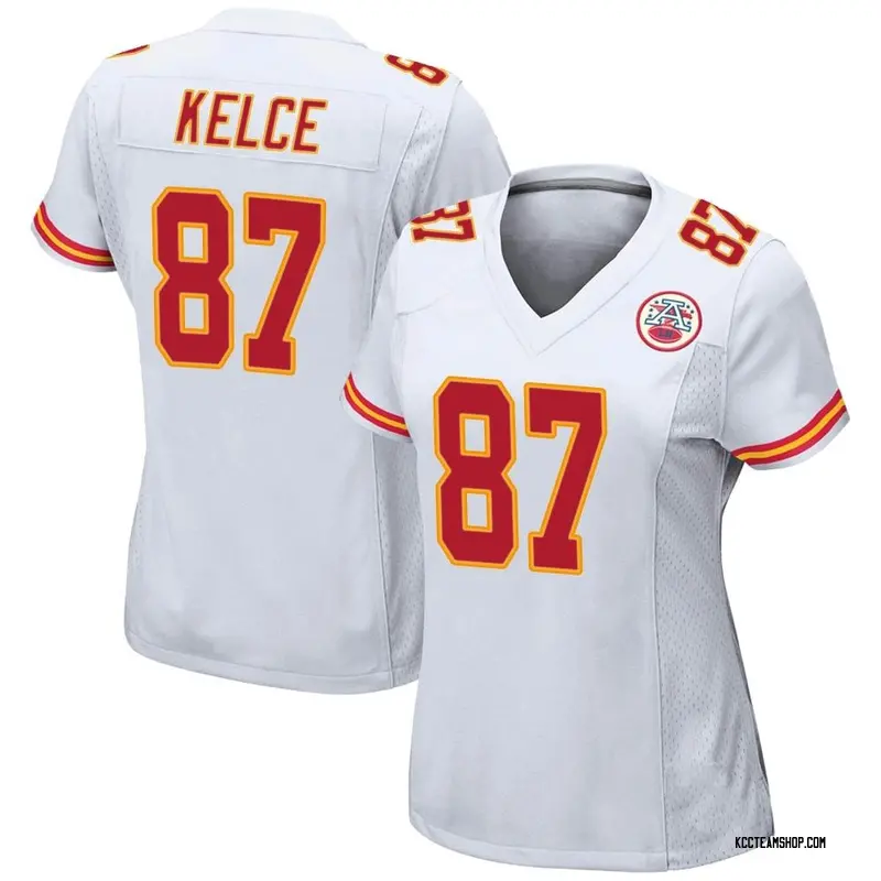 Women's Travis Kelce Kansas City Chiefs Jersey - White Game