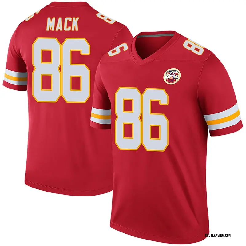 Youth Alize Mack Kansas City Chiefs Color Rush Jersey - Red Legend