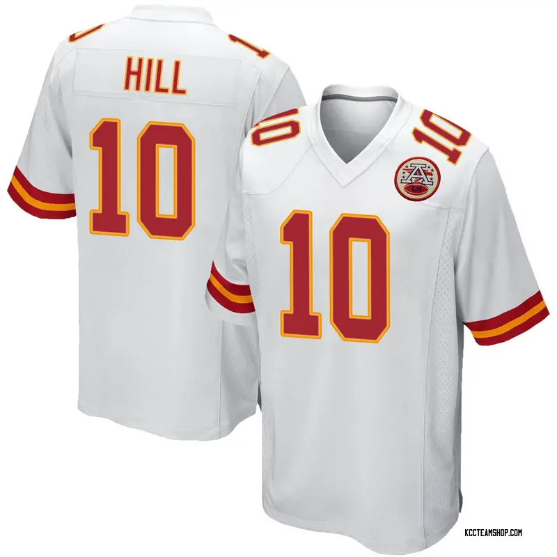 Youth Tyreek Hill Kansas City Chiefs Jersey White Game